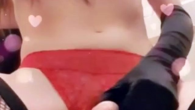 Christmas cums early for sissy Emily Meadows