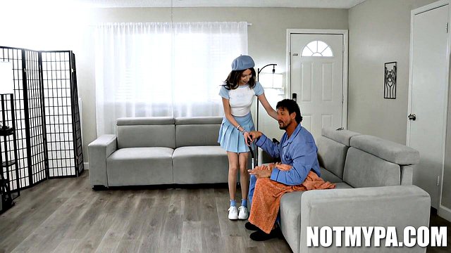 Rough Pounding for Big-Butted Horny Nurse Camila Cream