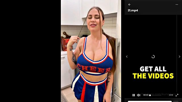 Pounding Big Tits Cheerleader