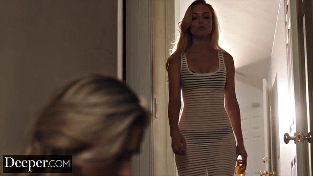Kayden Kross Fingers Big-Tits Ryan Ryans to Ditch Her Man