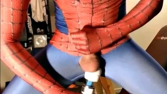 Masturbating Spider-Man