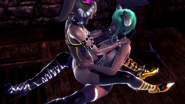 Futa Bowsette with a Futa succubus : 3D Porn Parody