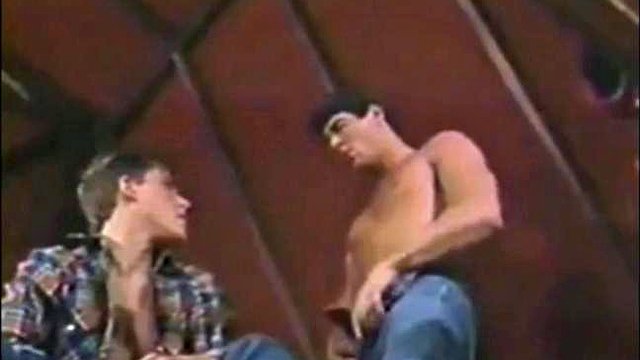 Cute Farm Hand gets his Ass Plowed by Hot Hung Cowboy