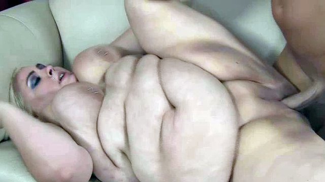 Fat Blondie Enjoys Mindblowing Sex