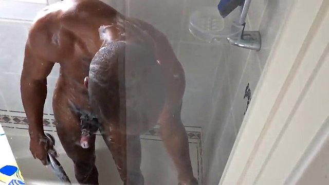 in the shower
