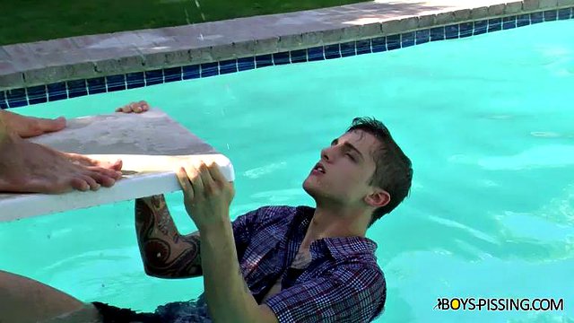 Chris & Ryan Pool Piss & Fuck - Chris Porter & Ryan Conners