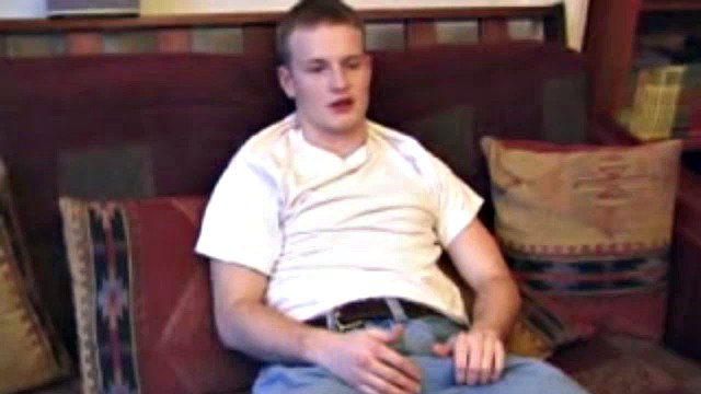 After working a boner through his pants, Lex Python strips down and strokes his cock in a porn video. He oils up his asshole and fingers it before inserting a jelly probe. Lex wrestles in several positions, before bust the nut.
