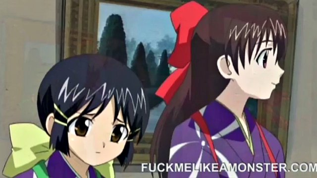 Screaming anime teen gets her pussy pounded