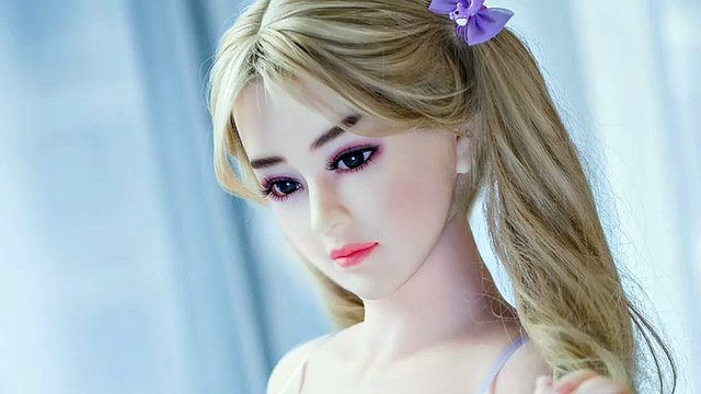 Beautiful big tits sex doll young blonde tight ass