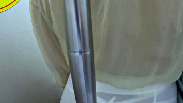 Horny MILF Strokes Stranger's Big Cock in Subway Handjob