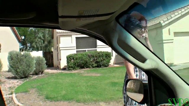Busty MILF's Neighborly Blowjob